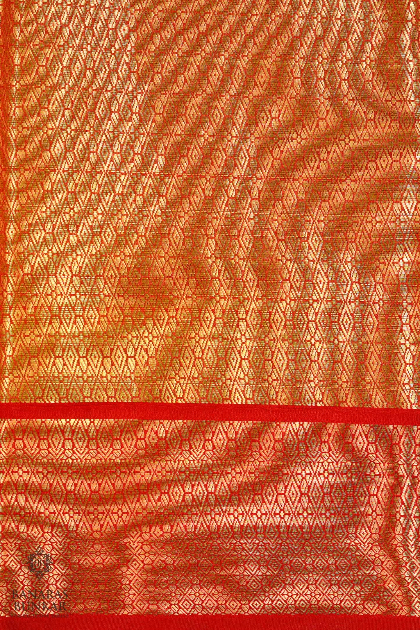 Banarasi Tissue silk saree allover Alfi kairi Buta design with contrast skirt Bo