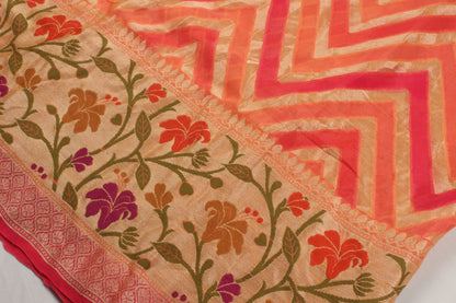 Handwoven Banarasi Pure Chiffon Saree
