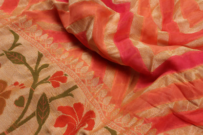 Handwoven Banarasi Pure Chiffon Saree