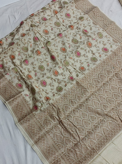 Banarasi Pure Moonga Silk Saree