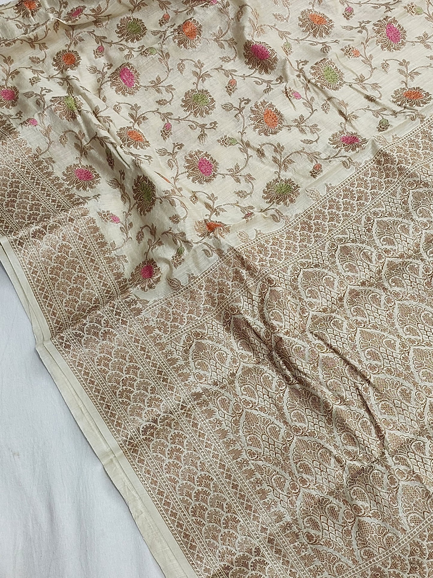 Banarasi Pure Moonga Silk Saree