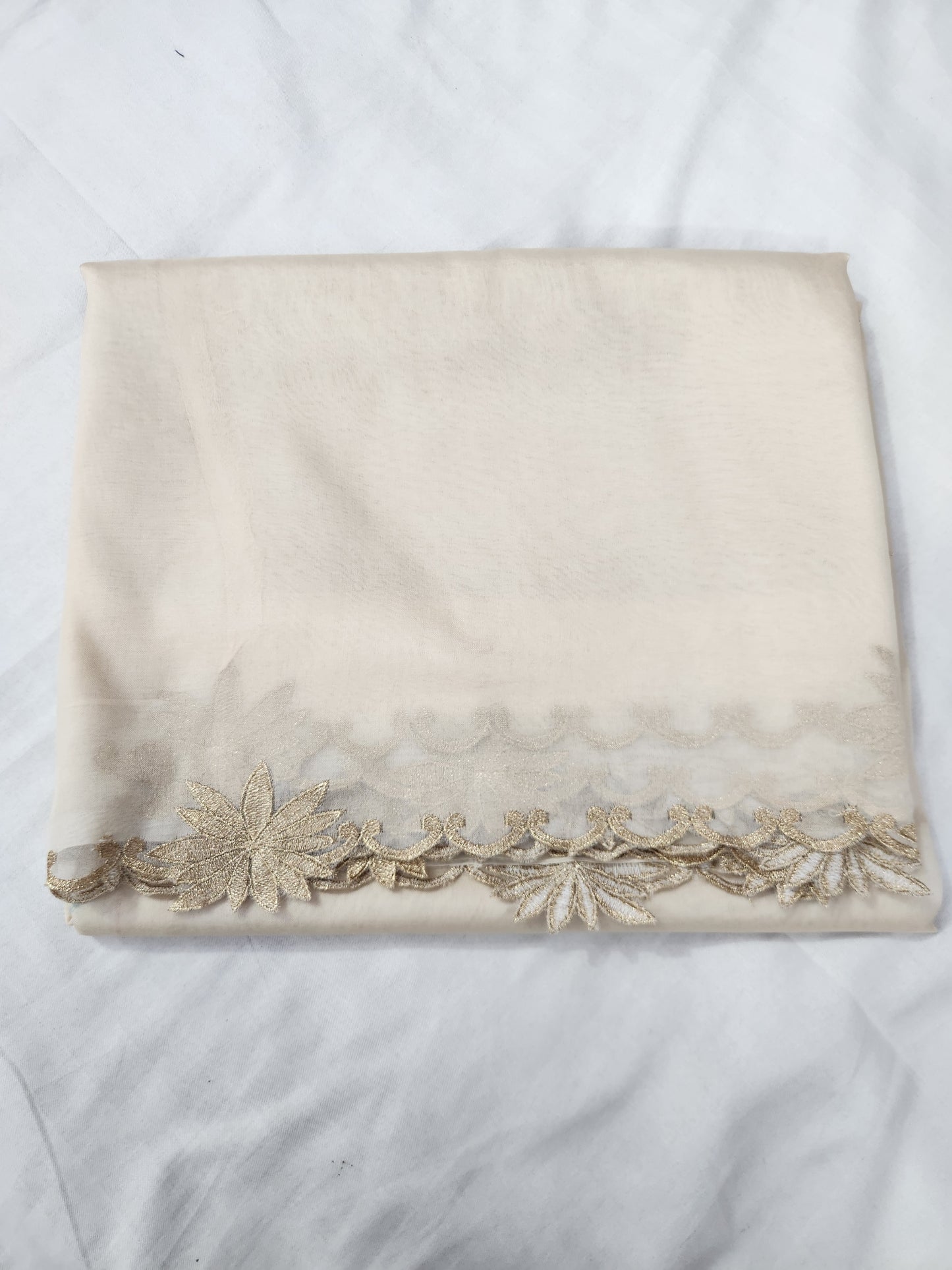 Banarasi pure chickenkari organza silk saree