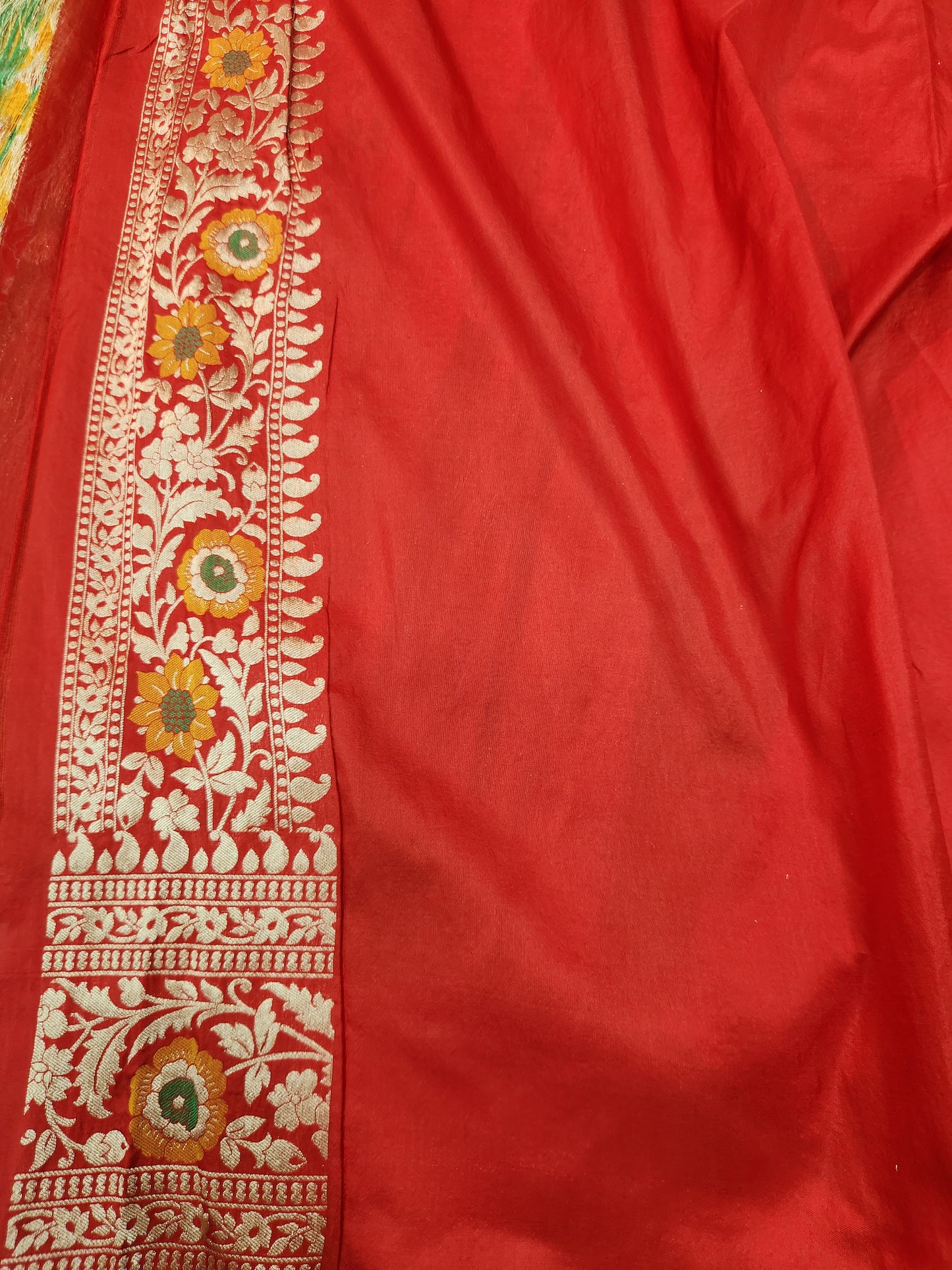 Banarasi handloom pure upada katan silk saree -Red