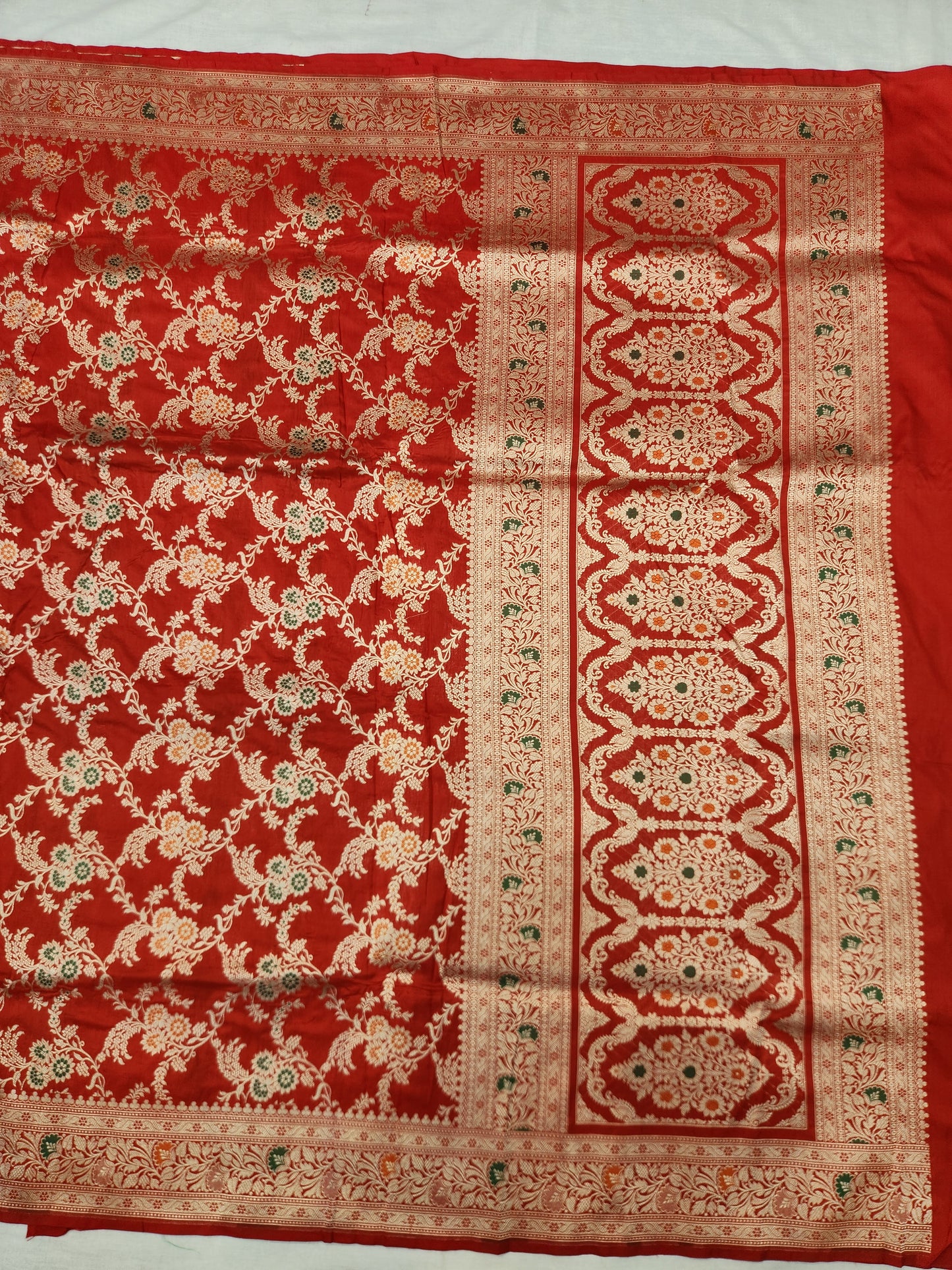 Banarasi Handloom pure upada katan silk saree - Red