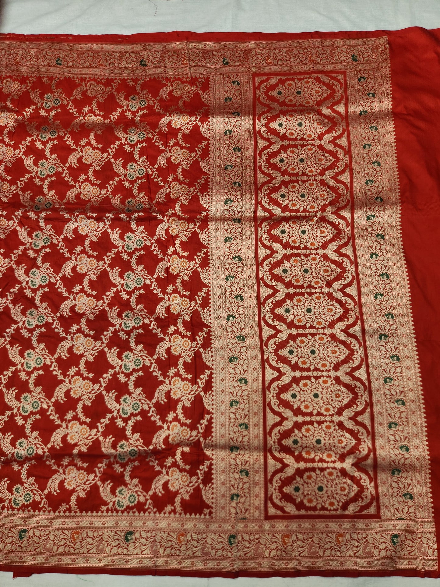 Banarasi Handloom pure upada katan silk saree - Red