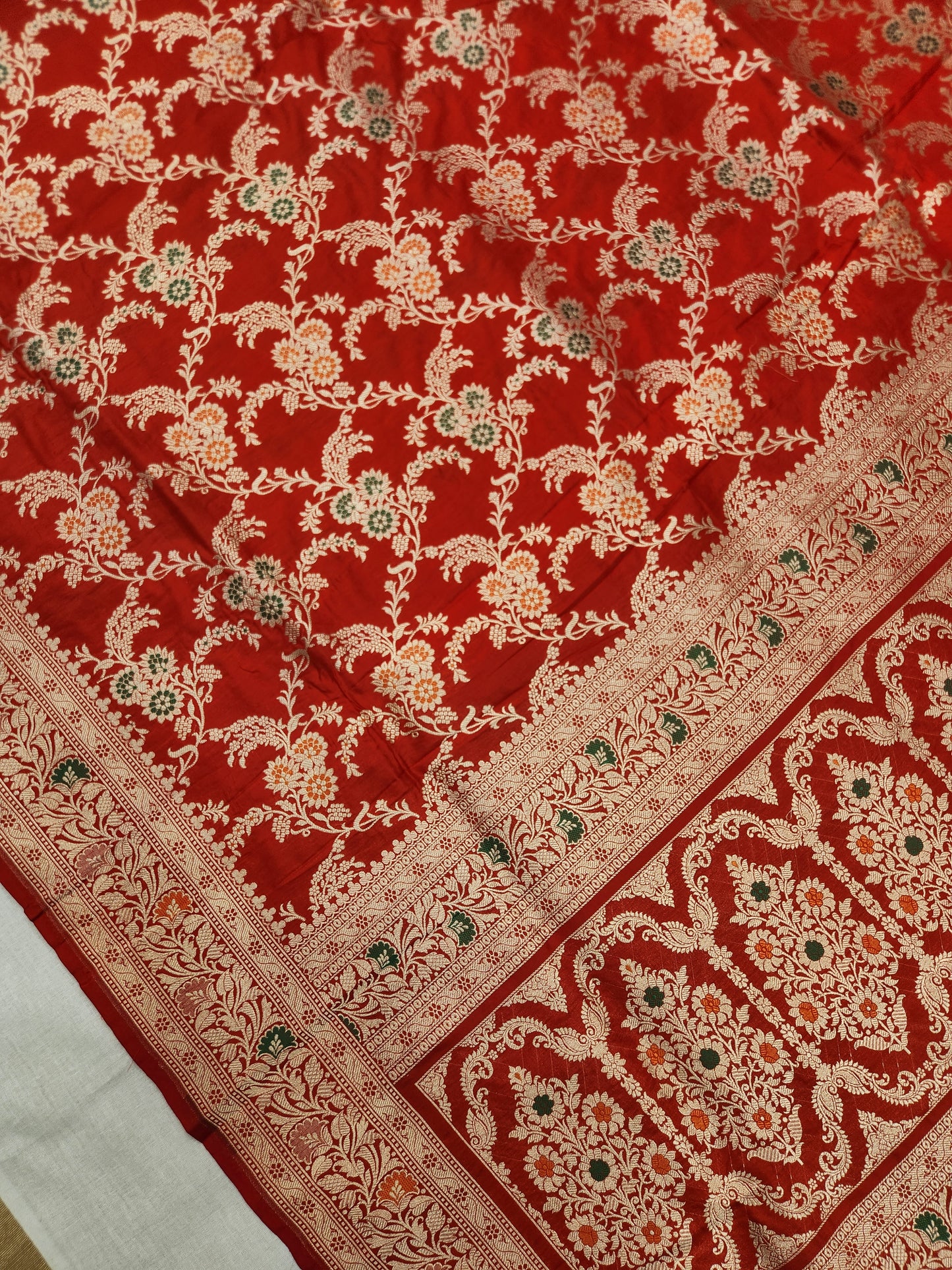 Banarasi Handloom pure upada katan silk saree - Red