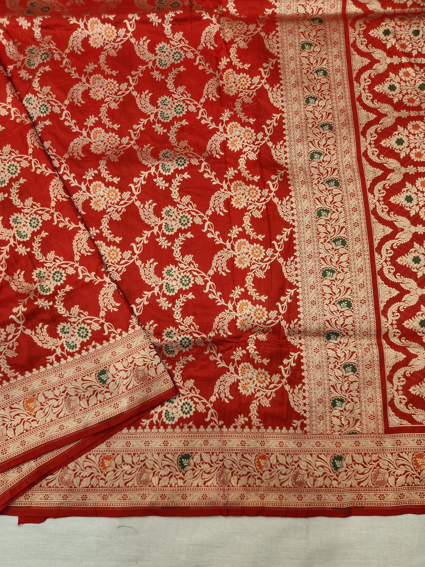 Banarasi Handloom pure upada katan silk saree - Red