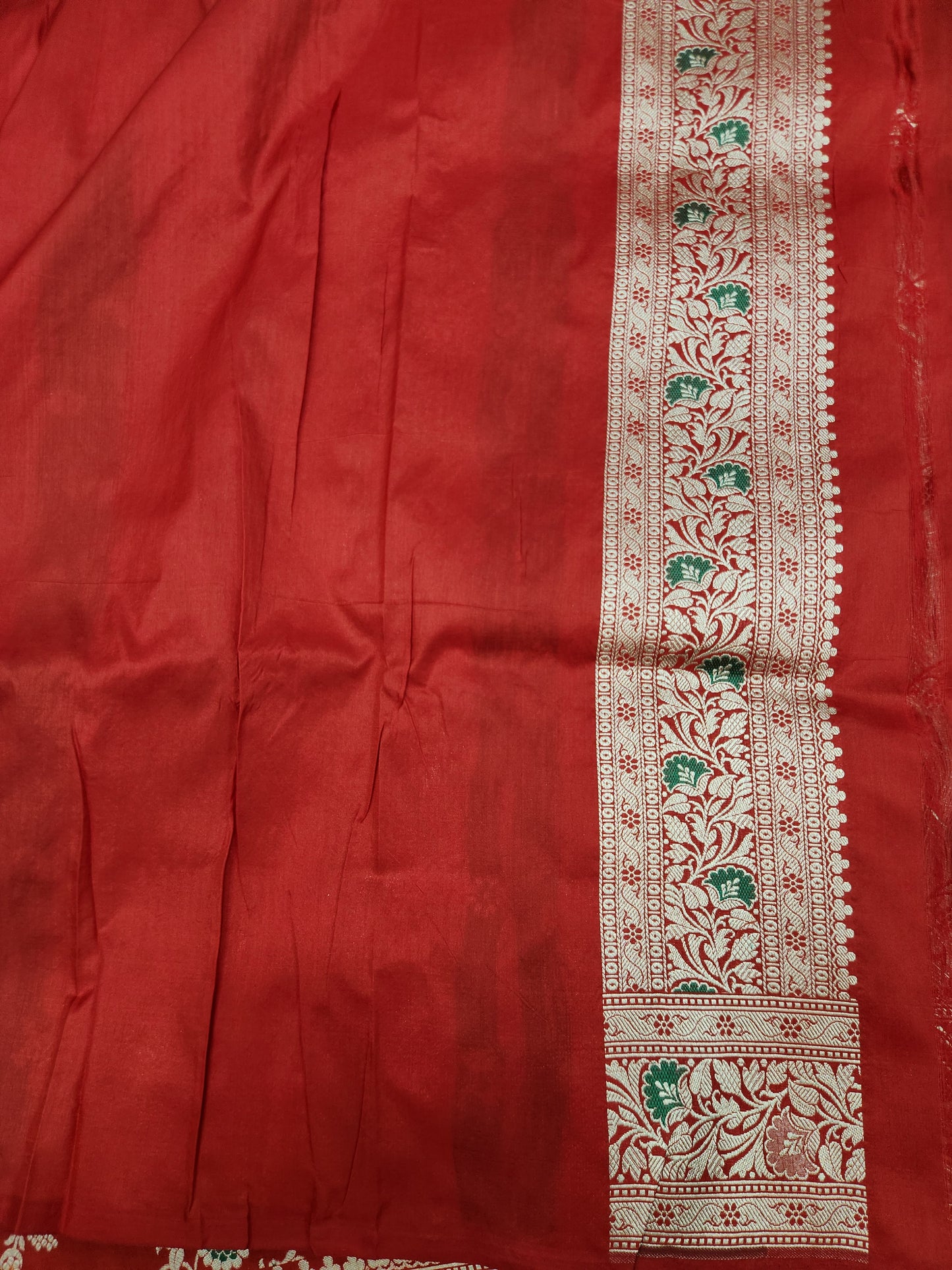 Banarasi Handloom pure upada katan silk saree - Red