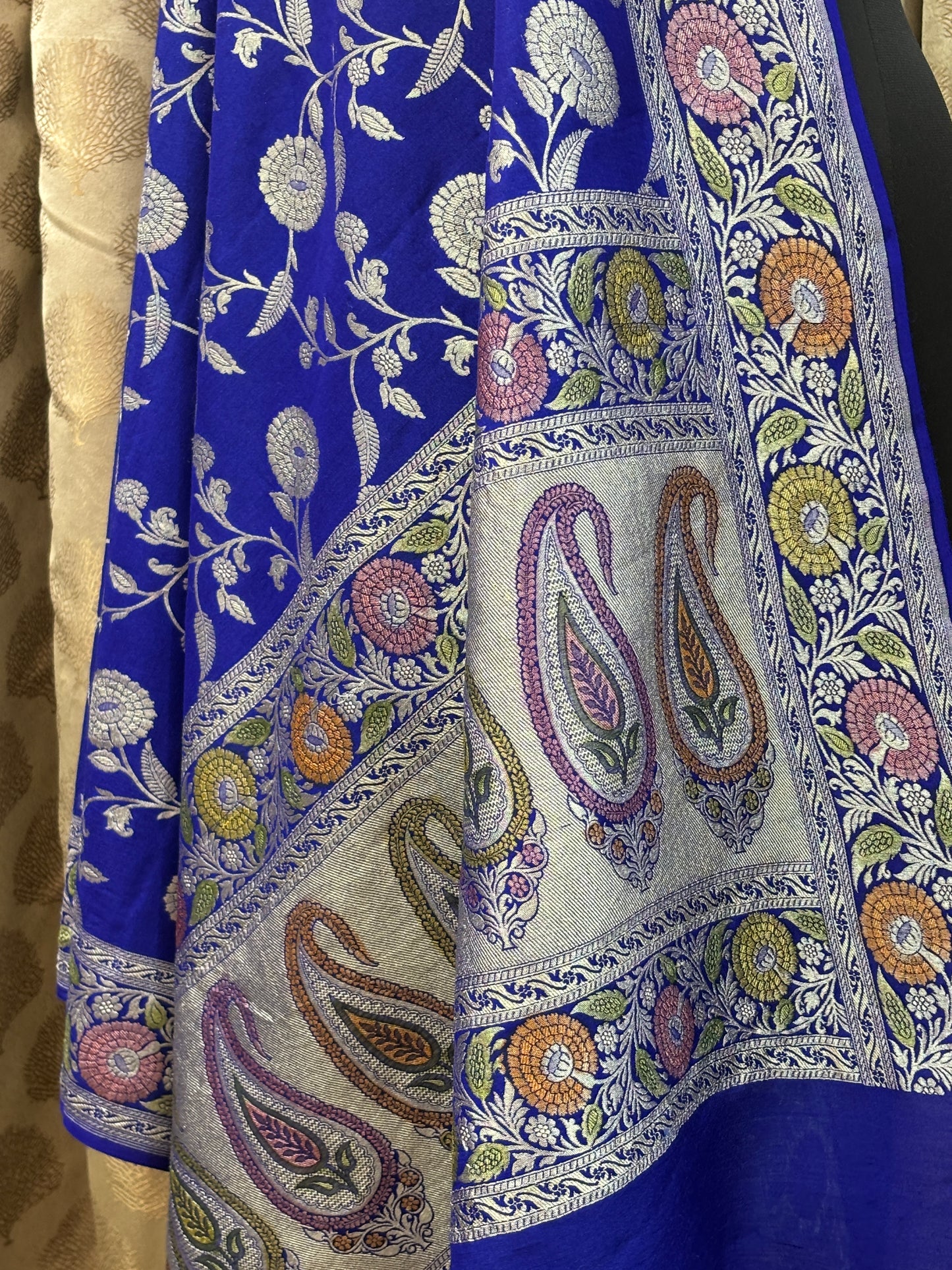 Banarasi Handloom pure khaddi Moonga silk Dupatta
