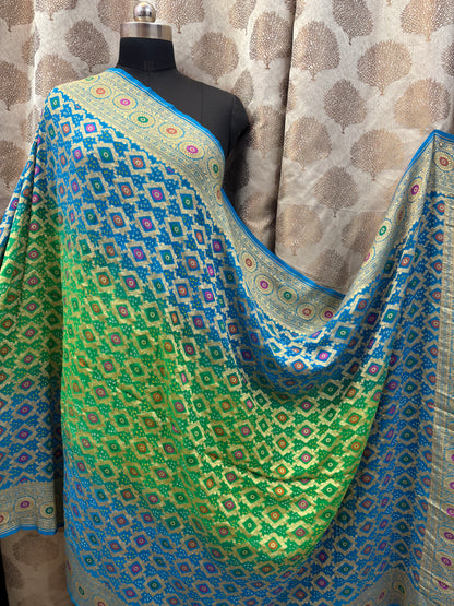 Banarasi Handloom pure Bandhej Georgette saree