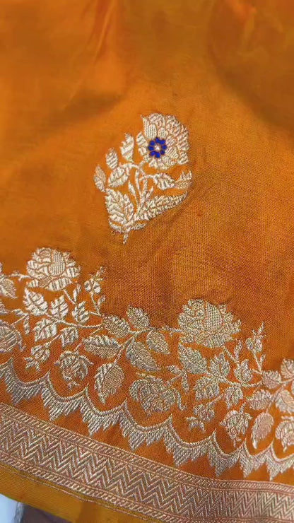 Banarasi Handloom Pure Kaduwa Katan Silk Saree – pre - order