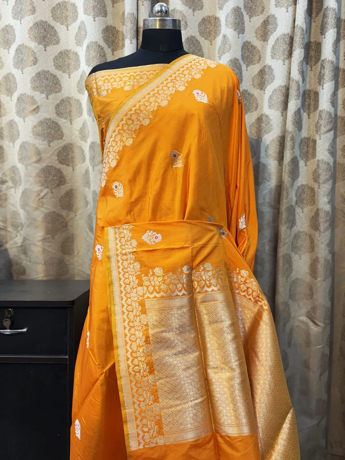 Banarasi Handloom Pure Kaduwa Katan Silk Saree – pre - order