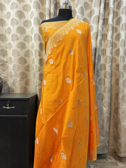 Banarasi Handloom Pure Kaduwa Katan Silk Saree – pre - order