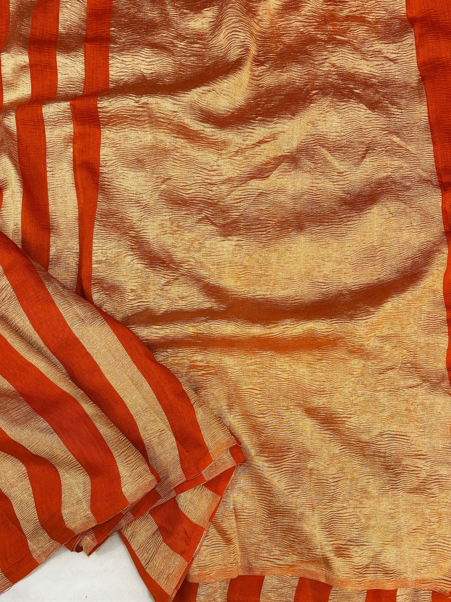 Banarasi Pure Moonga Tissue silk saree