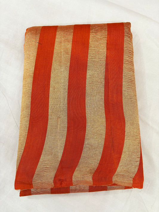 Banarasi Pure Moonga Tissue silk saree