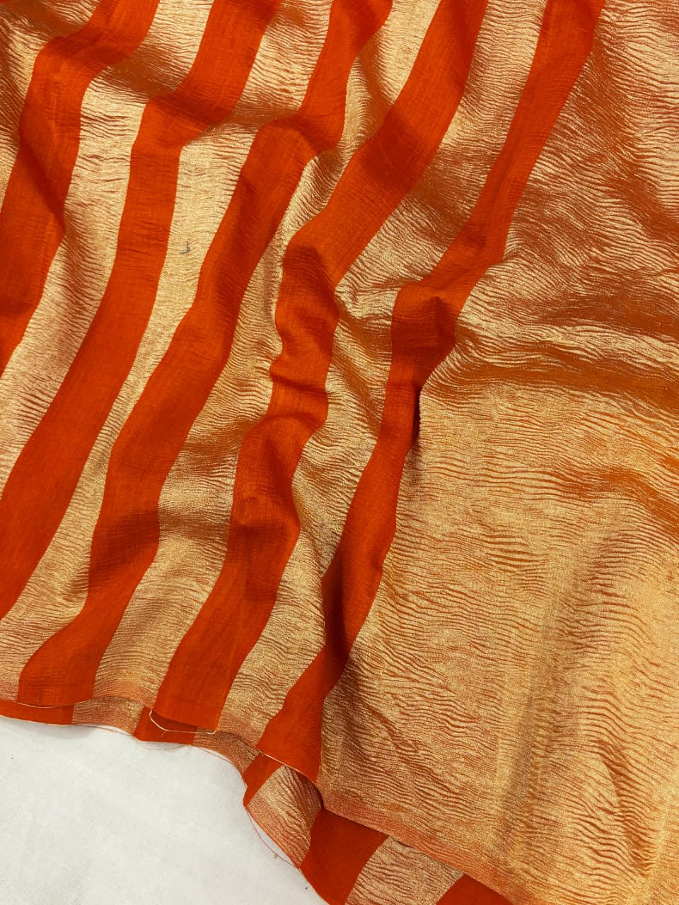 Banarasi Pure Moonga Tissue silk saree