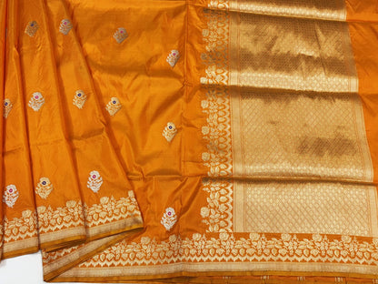 Banarasi Handloom Pure Kaduwa Katan Silk Saree – pre - order