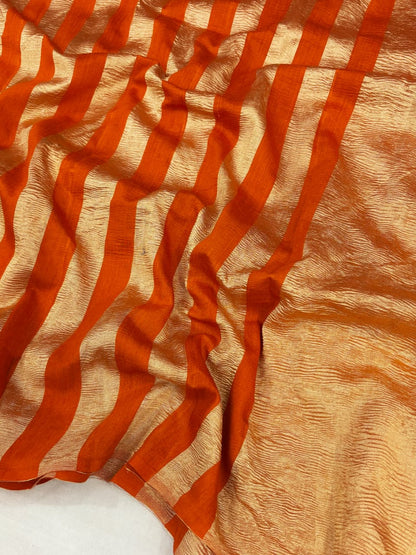 Banarasi Pure Moonga Tissue silk saree